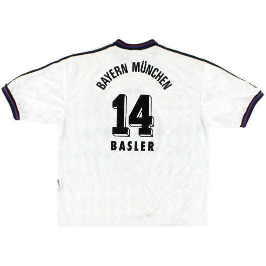 1996-98 Bayern Munich Away Shirt Basler