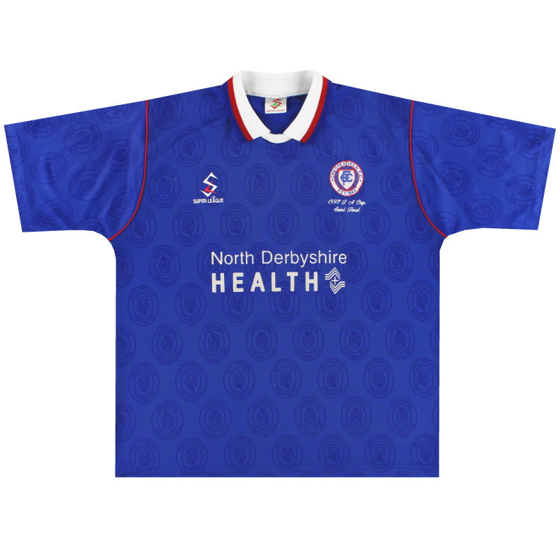 1996-98 Chesterfield Home Shirt 'F.A Cup Semi-Final 1997'