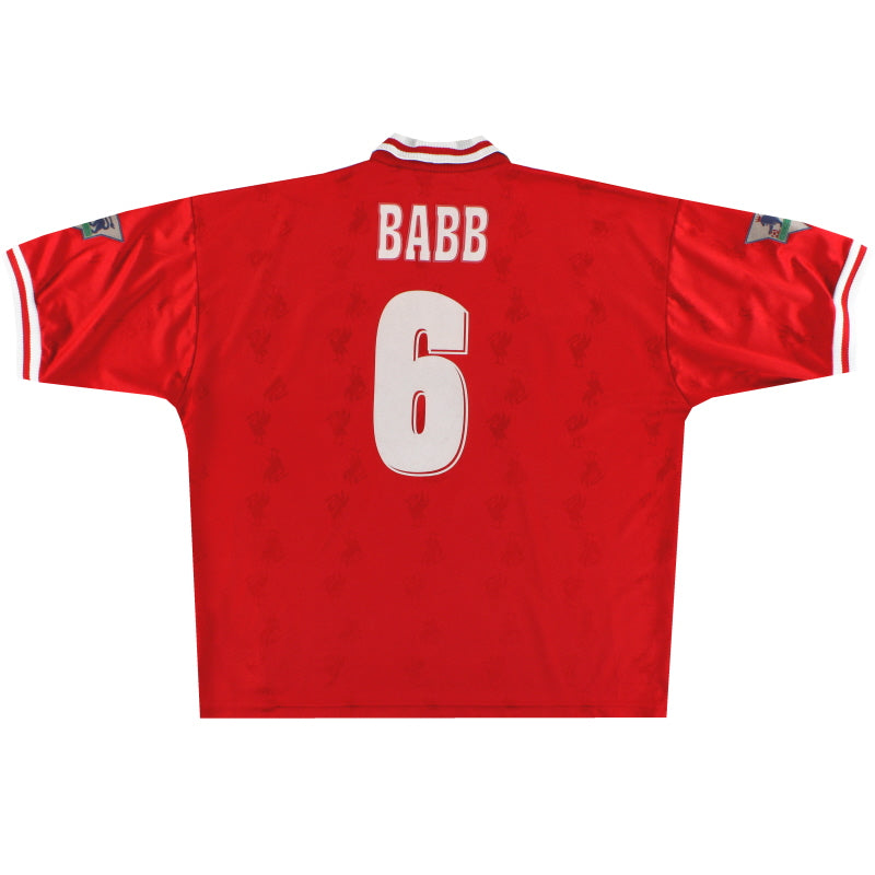 1996-98 Liverpool Home Shirt Babb