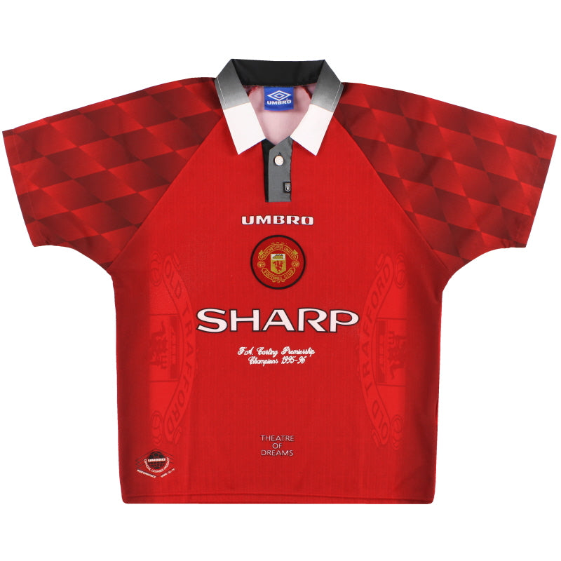 1996-98 Manchester United 'Premiership Champions' Home Shirt
