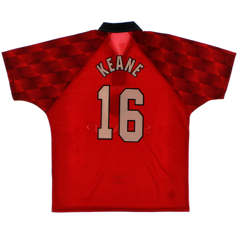 1996-98 Manchester United Home Shirt Keane