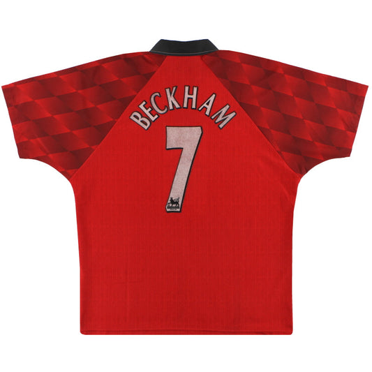 1996-98 Manchester United Home Shirt Beckham