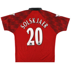 1996-98 Manchester United Home Shirt Solskjaer