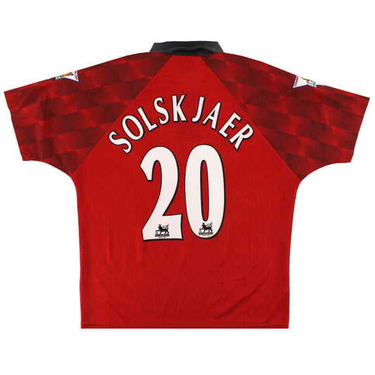 1996-98 Manchester United Home Shirt Solskjaer