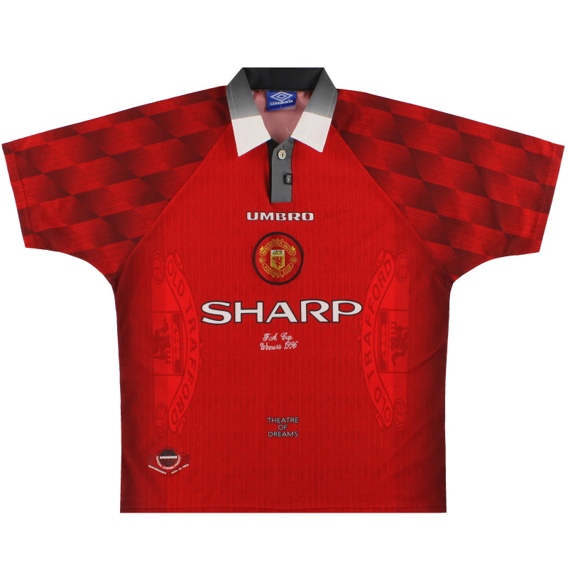 1996-98 Manchester United 'F.A.Cup Winners' Home Shirt