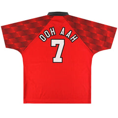 1996-98 Manchester United Home Shirt Ooh Aah