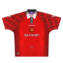 1996-98 Manchester United Home Shirt Sheringham