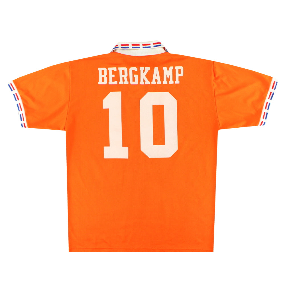 1996 Holland Home Shirt Bergkamp