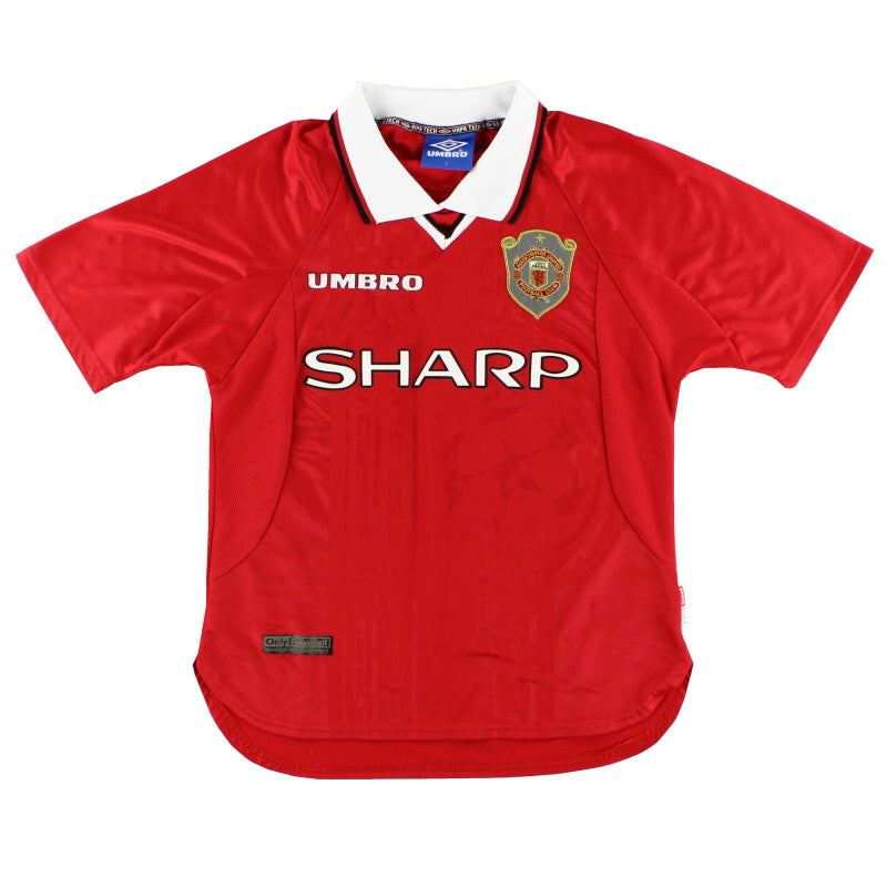 1997-00 Manchester United Champions League Home Shirt