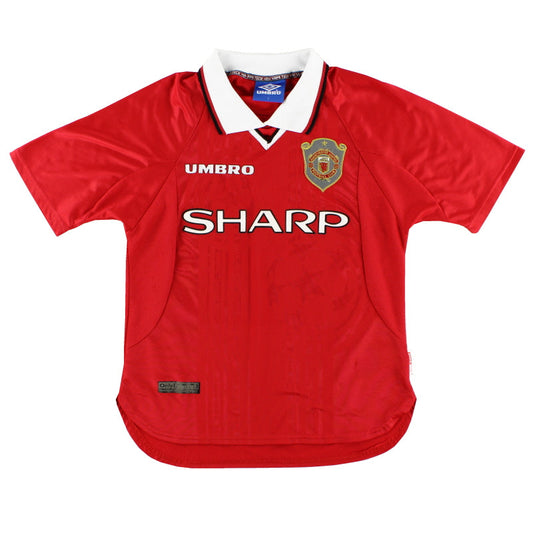 1997-00 Manchester United Champions League Home Shirt