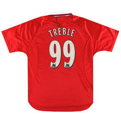 1997-00 Manchester United Champions League Home Shirt Treble
