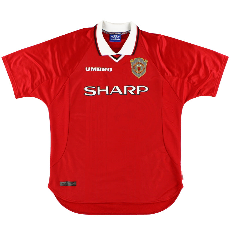 1997-00 Manchester United Champions League Home Shirt