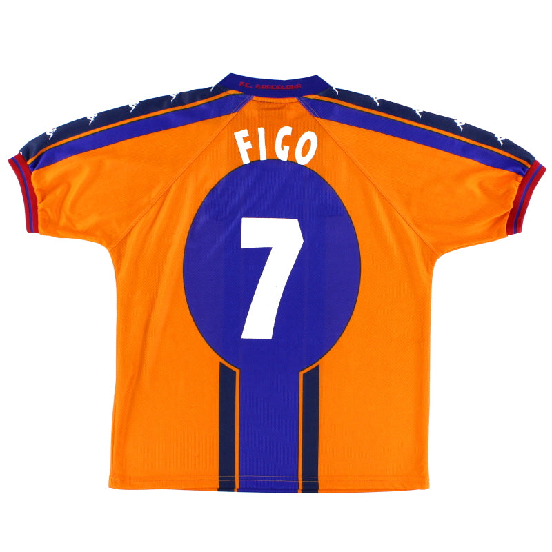 1997-98 Barcelona Away Shirt Figo