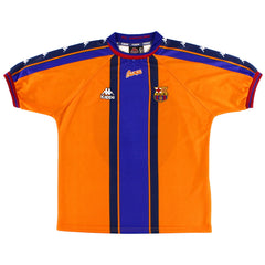 1997-98 Barcelona Away Shirt Figo