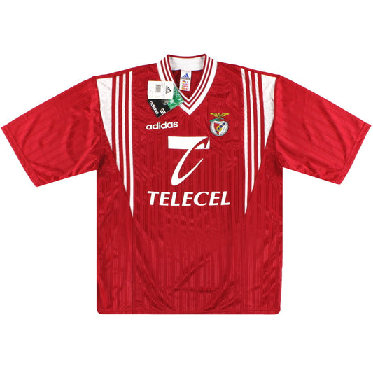 1997-98 Benfica Basic Home Shirt Joao Pinto