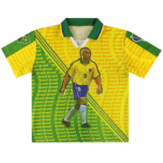 1997-98 Brazil Ronaldo Graphic Shirt