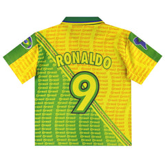 1997-98 Brazil Ronaldo Graphic Shirt