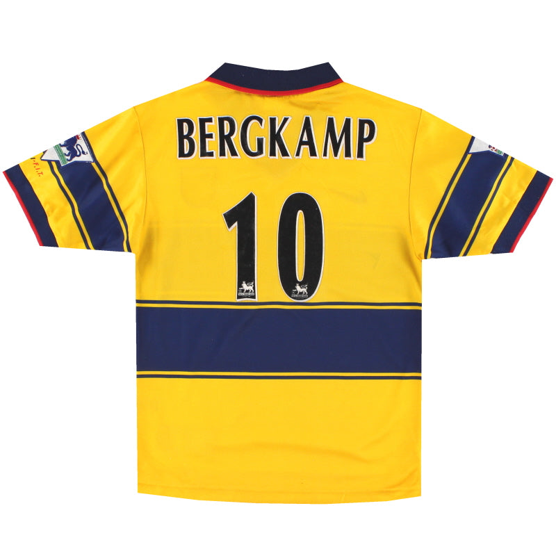 1997-99 Arsenal Away Shirt Bergkamp