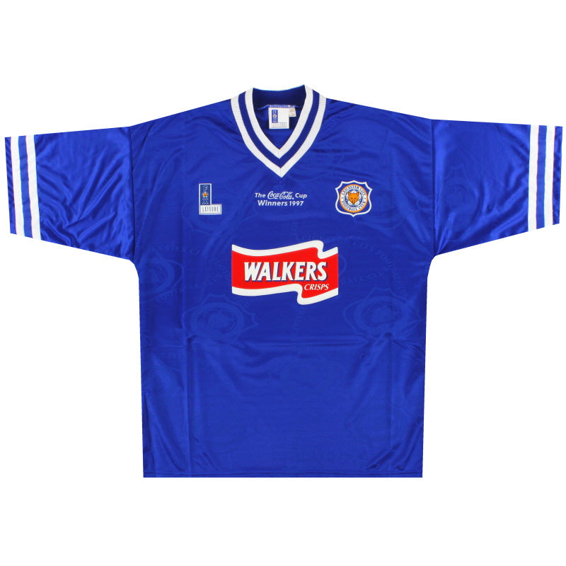 1997 Leicester 'Coca Cola Cup Winners' Home Shirt