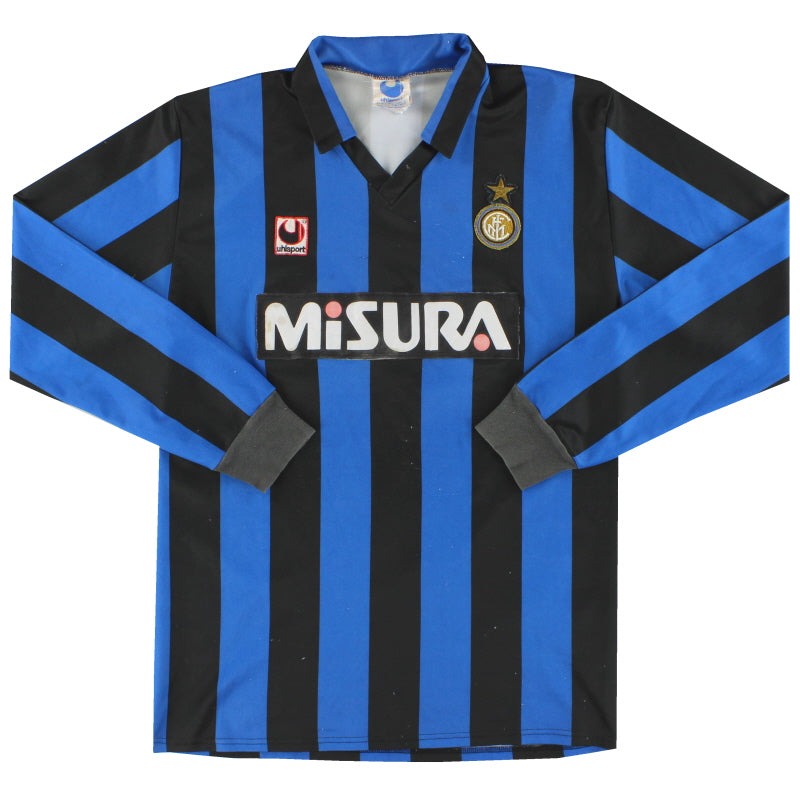 1990-91 Inter Milan uhlsport Home Shirt