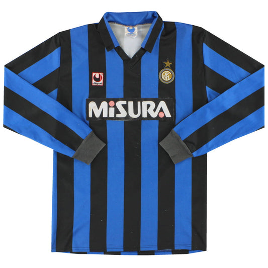 1990-91 Inter Milan uhlsport Home Shirt