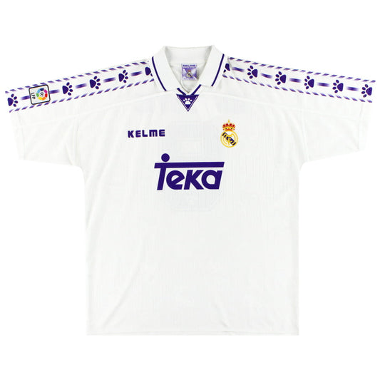 1996-97 Real Madrid Home Shirt Mijatovic