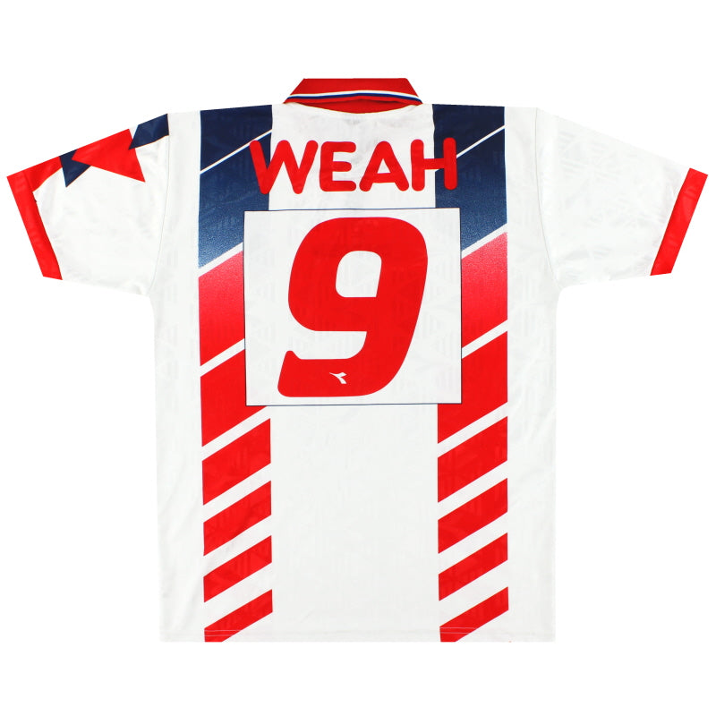 1995-96 Liberia Away Shirt Weah