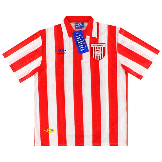 1992-93 Olympiakos Home Shirt