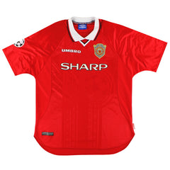1997-00 Manchester United Champions League Home Shirt Beckham