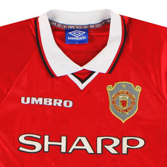 1997-00 Manchester United Champions League Home Shirt Beckham