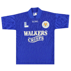 1992-94 Leicester Fox Leisure Home Shirt Thompson