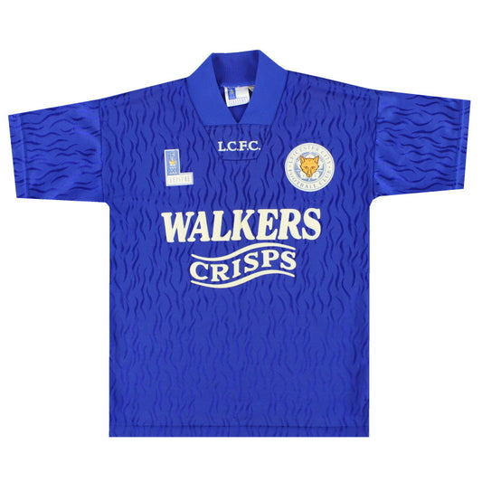 1992-94 Leicester Fox Leisure Home Shirt Thompson