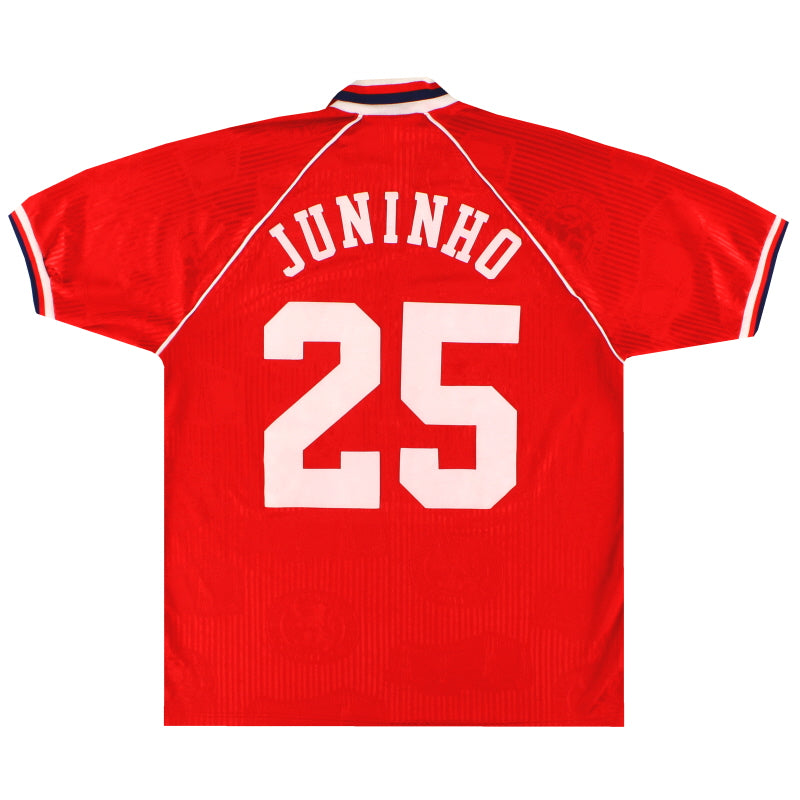 1995-96 Middlesbrough Signed Home Shirt Juninho