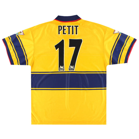1997-99 Arsenal Away Shirt Petit