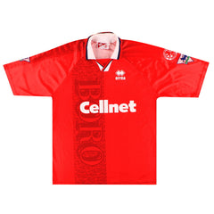 1996-97 Middlesbrough Home Shirt Fjortoft