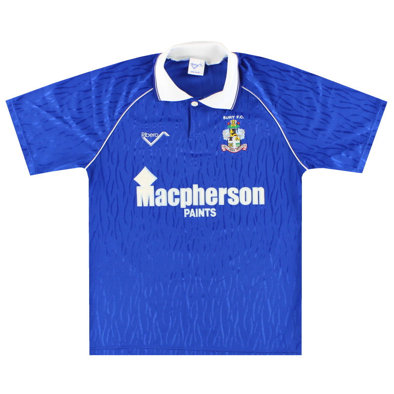 1991-92 Bury Ribero Third Shirt