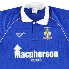 1991-92 Bury Ribero Third Shirt