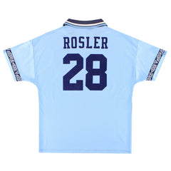 1993-95 Manchester City 'Signed' Home Shirt Rosler