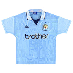1995-97 Manchester City Home Shirt Kinkladze
