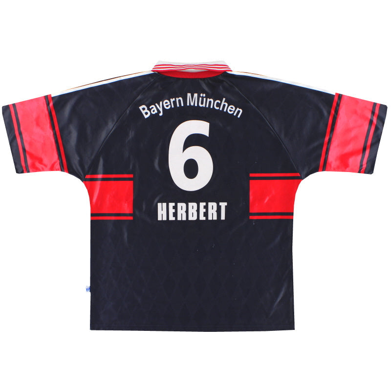 1997-99 Bayern Munich Home Shirt Herbert