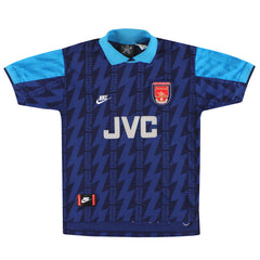 1994-95 Arsenal Away Shirt Schwarz