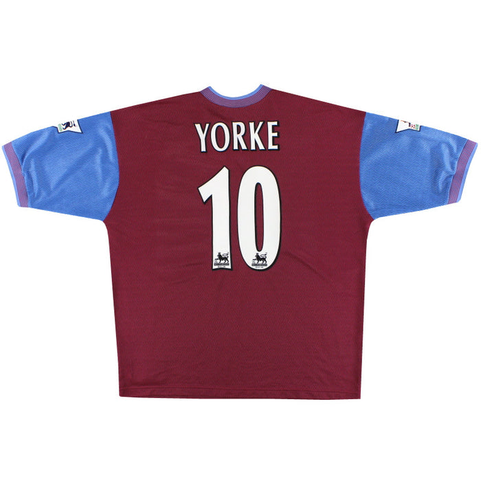 1997-98 Aston Villa Home Shirt Yorke