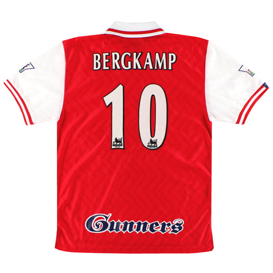 1996-98 Arsenal Home Shirt Bergkamp