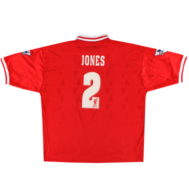 1996-98 Liverpool Home Shirt Jones