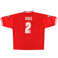 1996-98 Liverpool Home Shirt Jones