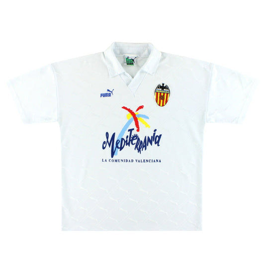 1992-93 Valencia Home Shirt