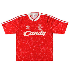 1989-91 Liverpool Home Shirt Barnes