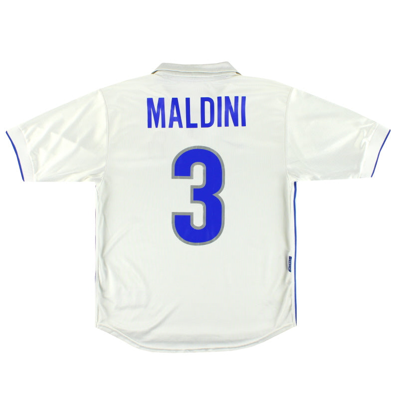 1997-98 Italy 'France 98' Away Shirt Maldini