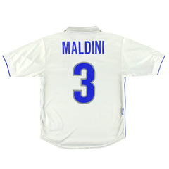 1997-98 Italy 'France 98' Away Shirt Maldini