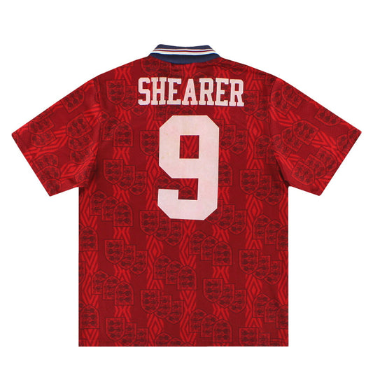 1994-95 England Away Shirt Shearer